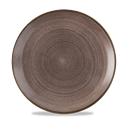 Picture of STONECAST PIATTO PIANO TONDO 28,8 RAW BROWN