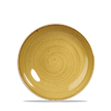 Picture of STONECAST PIATTO PIANO TONDO 16,5 cm MUSTARD SEED YELLOW